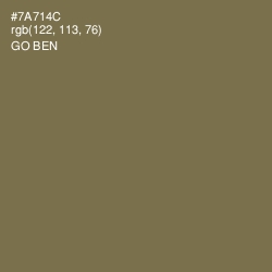 #7A714C - Go Ben Color Image